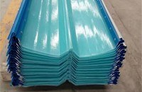 What kind of skylights should be selected for the FRP panels used in the greenhouse?